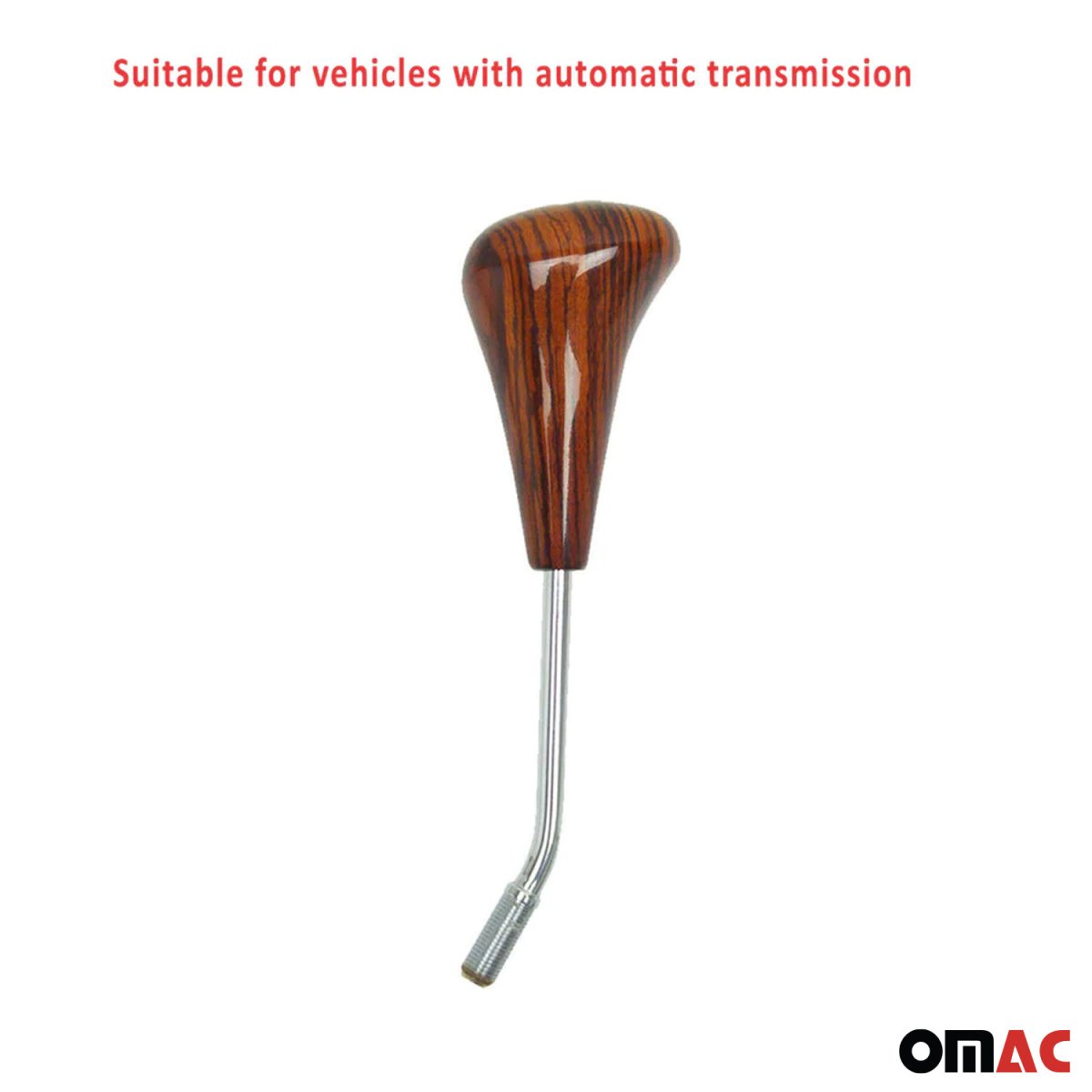 Mercedes S Class W126 Gear Shift Knob - Omac - Zebrano Automatic - '86-'91